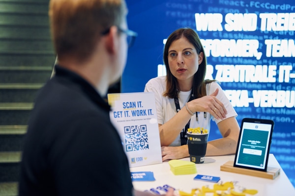 Collage of partner logos from previous code.talks events